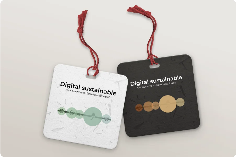Afstudeerproject 2 digital sustainability badges by tomfransen media