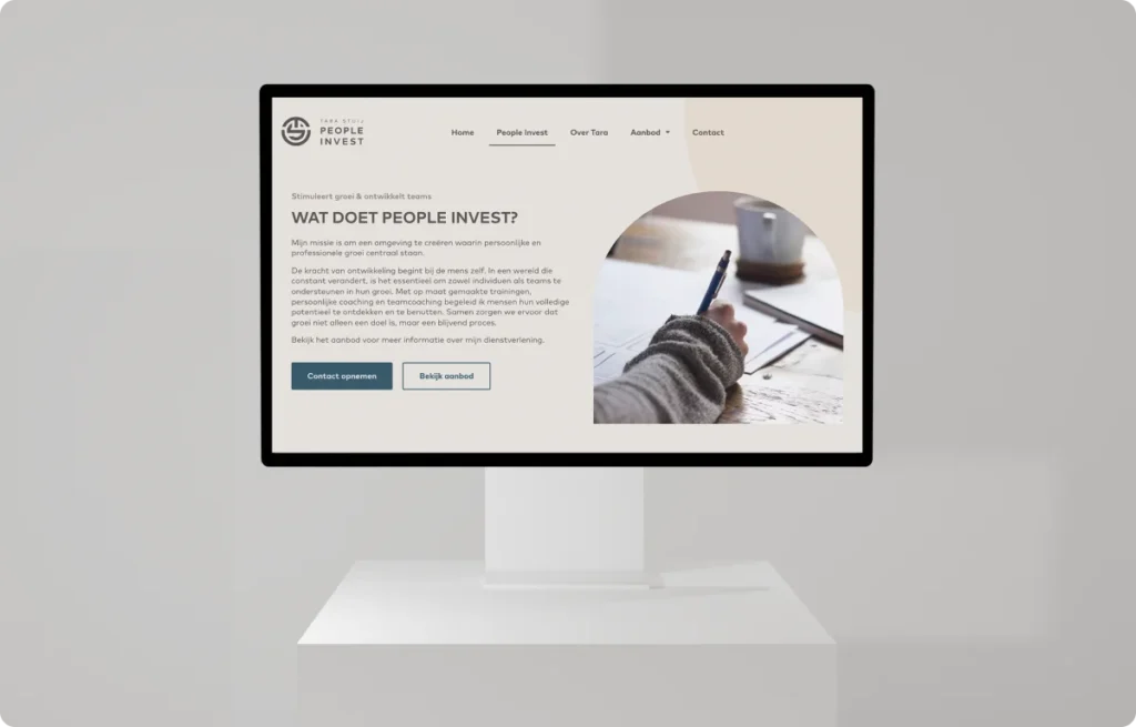 people invest website created by tomfransen media